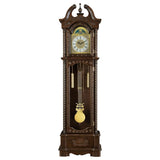 Cedric Grandfather Clock With Chime Golden Brown