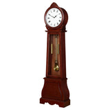 Narcissa Grandfather Clock With Chime Brown Red