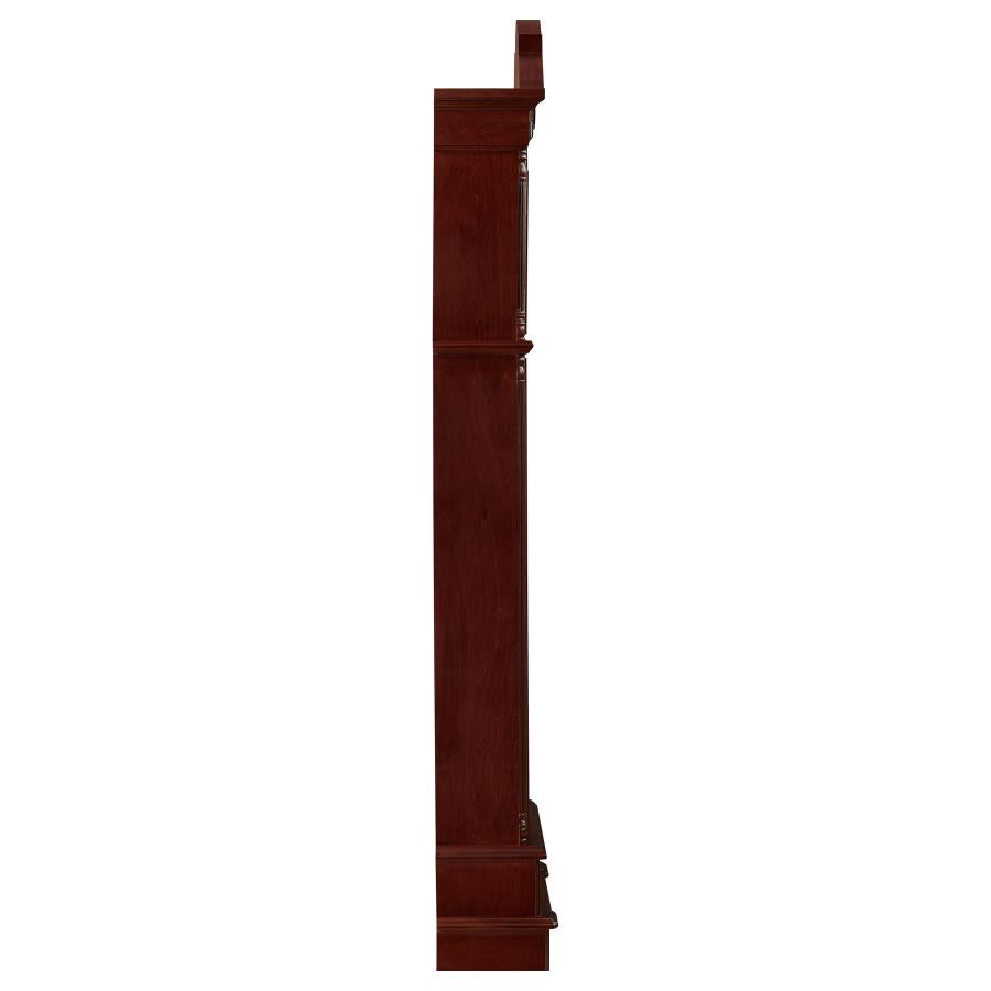 Diggory Grandfather Clock Brown Red And Clear