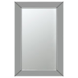 Pinciotti Rectangular Beveled Wall Mirror Silver