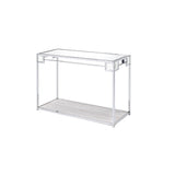 Asbury Mirrored & Chrome Finish Accent Table