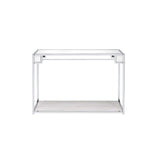 Asbury Mirrored & Chrome Finish Accent Table