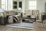 Hindmarsh Stone Power Reclining Sofa, Loveseat And Recliner