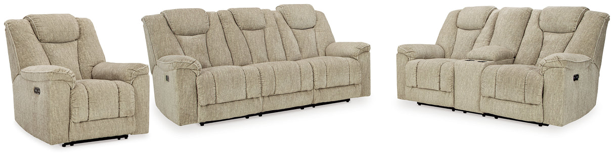 Hindmarsh Stone Power Reclining Sofa, Loveseat And Recliner