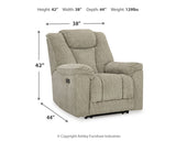 Hindmarsh Stone Power Reclining Sofa, Loveseat And Recliner