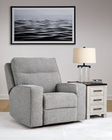 Biscoe Pewter Power Reclining Sofa, Loveseat And Recliner