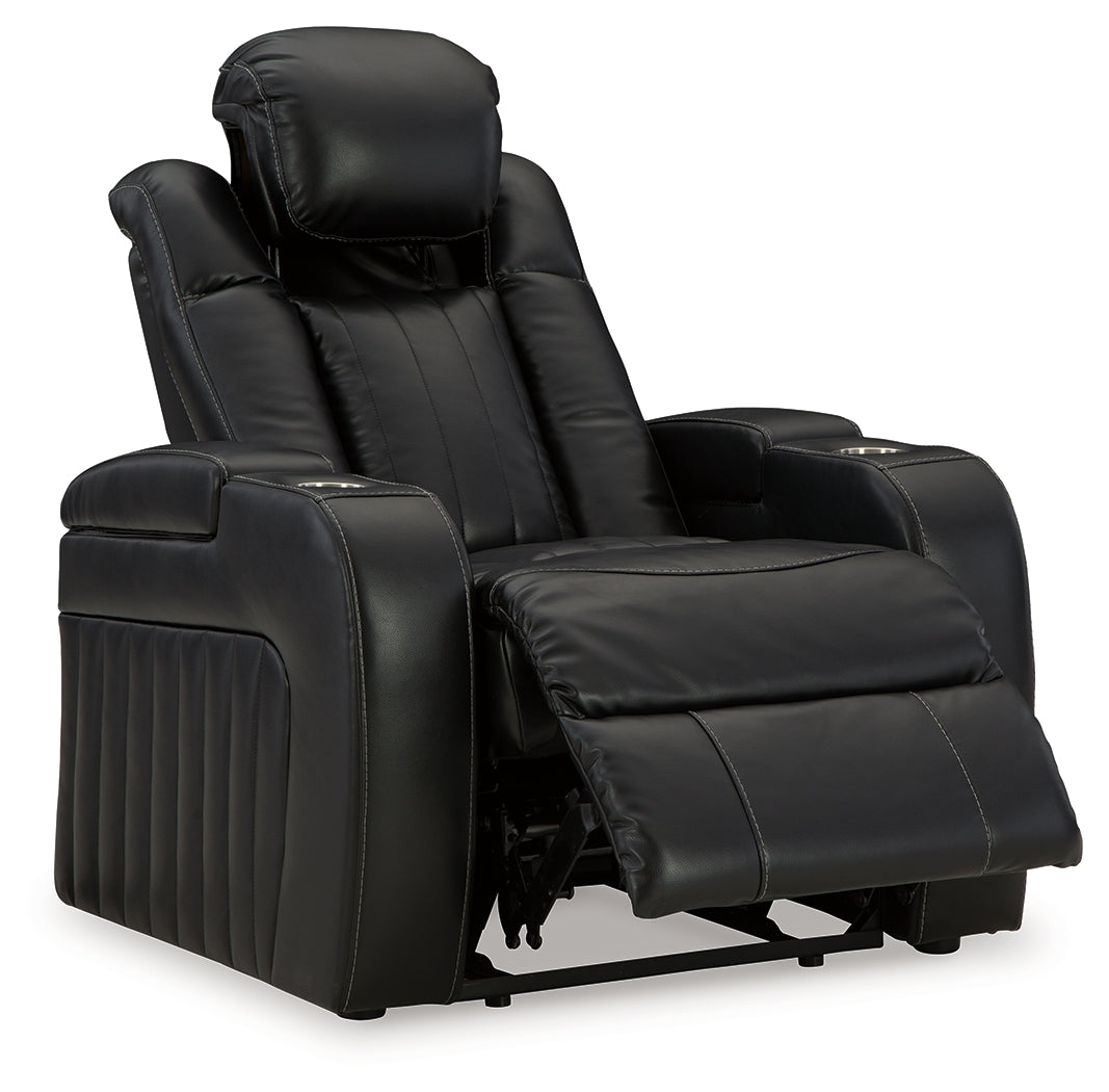 Caveman Den Midnight Power Reclining Sofa, Loveseat And Recliner