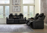 Caveman Den Power Reclining Sofa and Loveseat