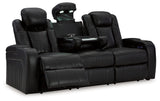 Caveman Den Midnight Power Reclining Sofa, Loveseat And Recliner