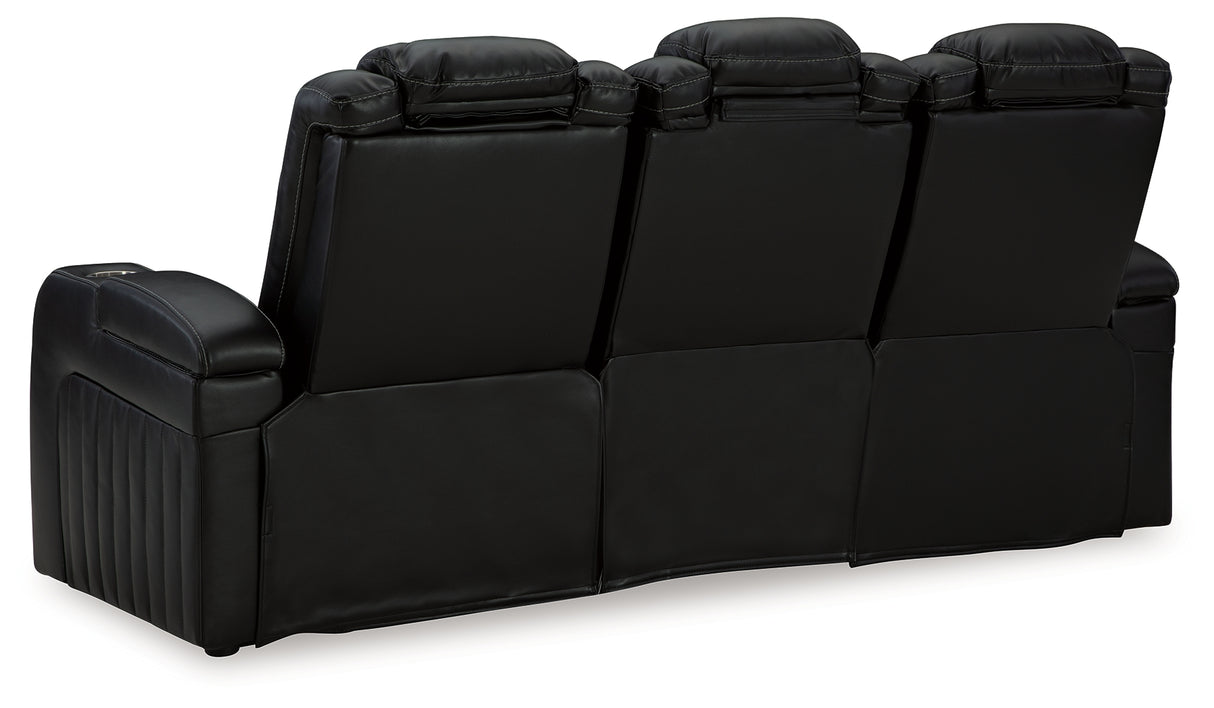 Caveman Den Midnight Power Reclining Sofa, Loveseat And Recliner