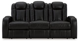 Caveman Den Midnight Power Reclining Sofa, Loveseat And Recliner