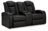 Caveman Den Midnight Power Reclining Sofa, Loveseat And Recliner