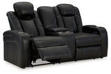 Caveman Den Midnight Power Reclining Sofa, Loveseat And Recliner