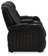 Caveman Den Midnight Power Reclining Sofa, Loveseat And Recliner