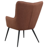 Isla Upholstered Flared Arms Accent Chair With Grid Tufted