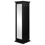 Robinsons Swivel Accent Cabinet With Cork Board Black