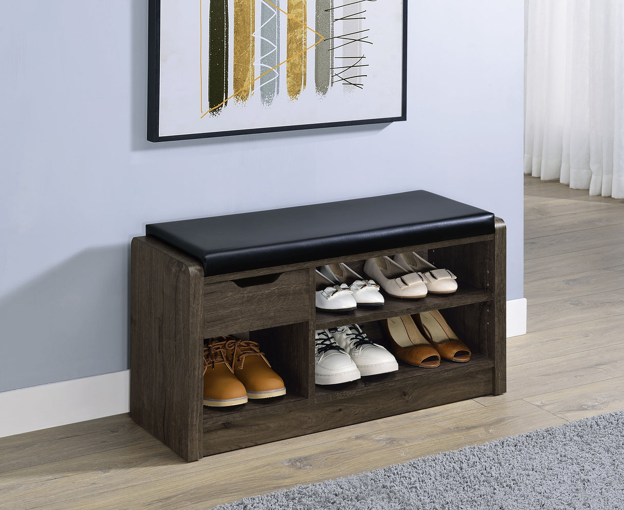 Arrington Smoked Oak Storage Bench