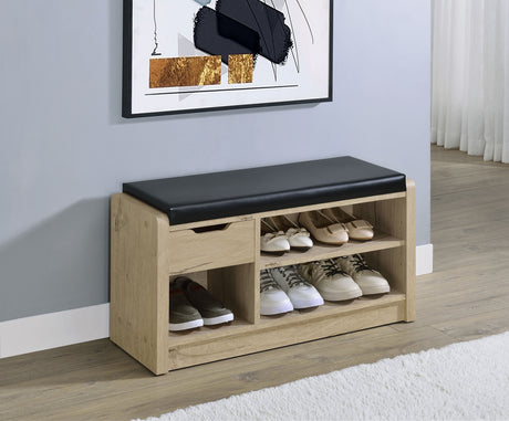 Arrington White Oak Storage Bench