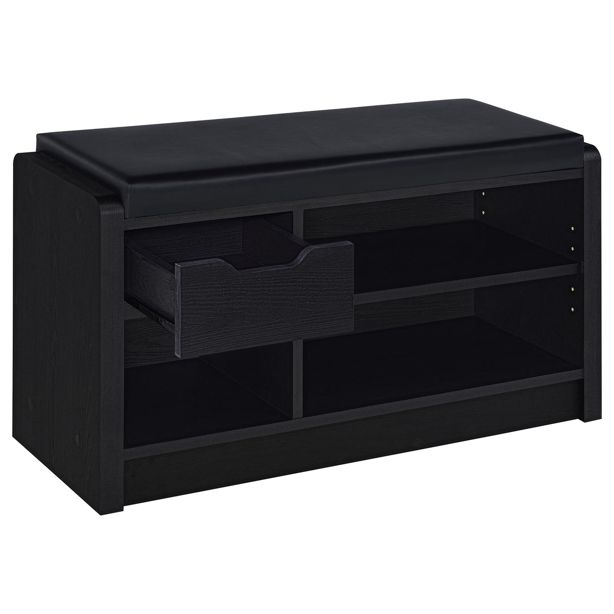 Arrington Black Storage Bench