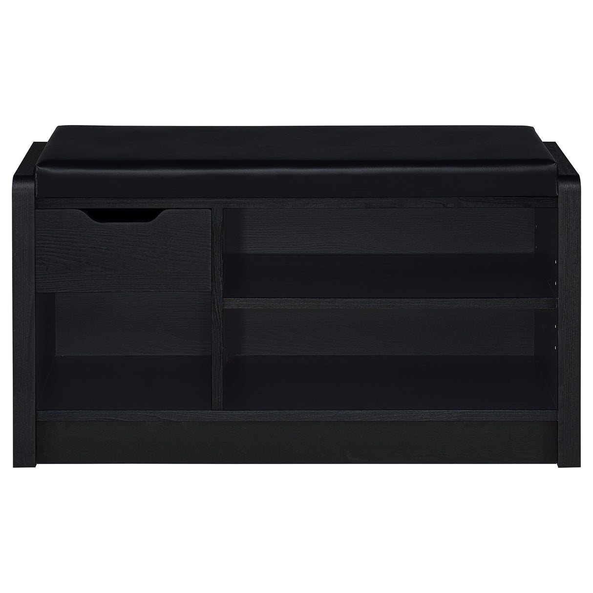 Arrington Black Storage Bench