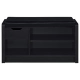 Arrington Black Storage Bench