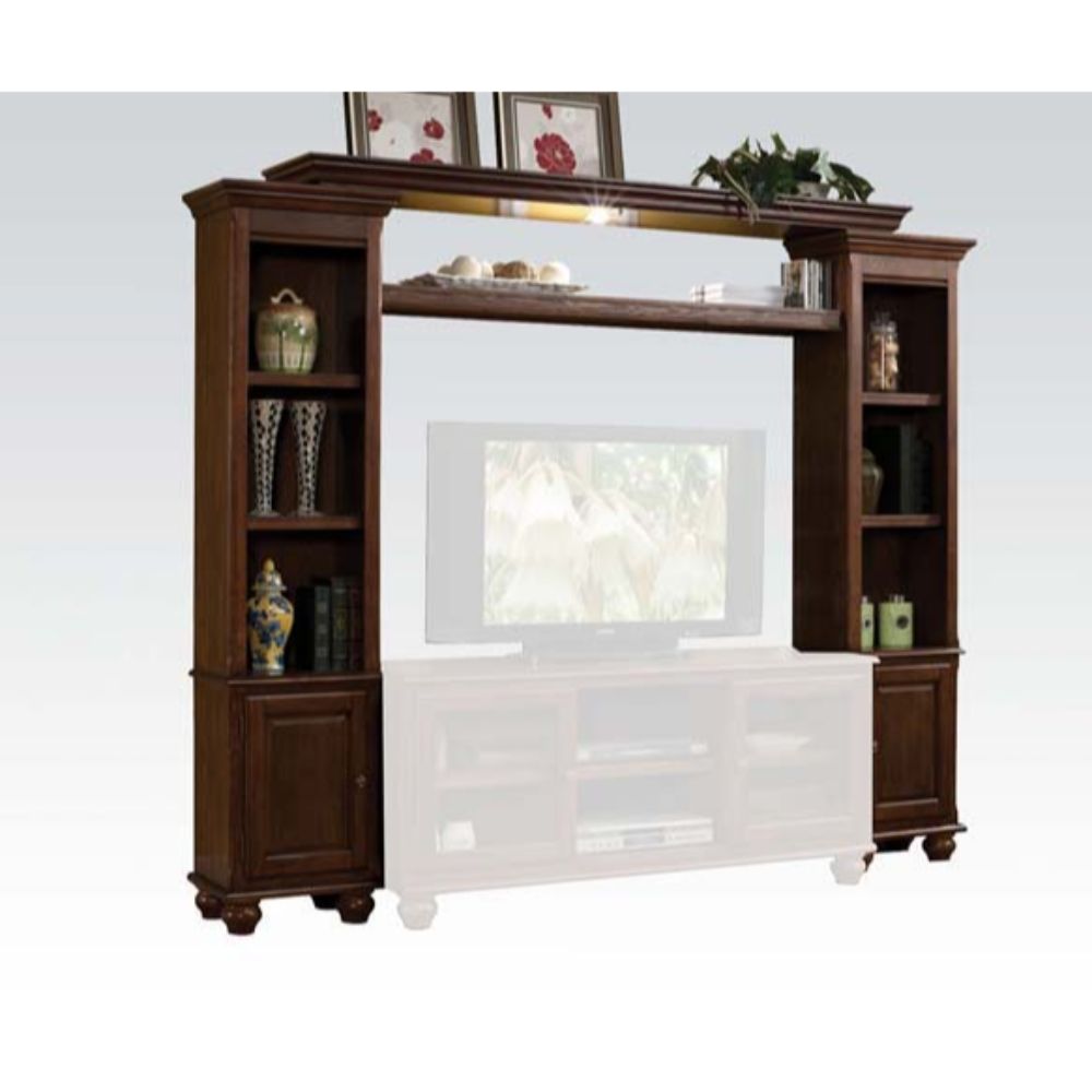 Dita Walnut Finish Entertainment Center