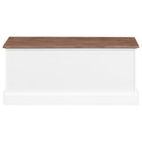 Alma 3-Drawer Storage Bench Weathered Brown And White