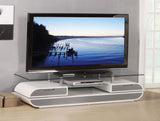 Lainey White & Gray Finish Tv Stand