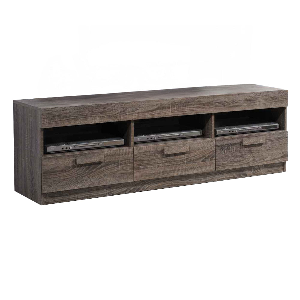 Alvin Rustic Oak Finish Tv Stand