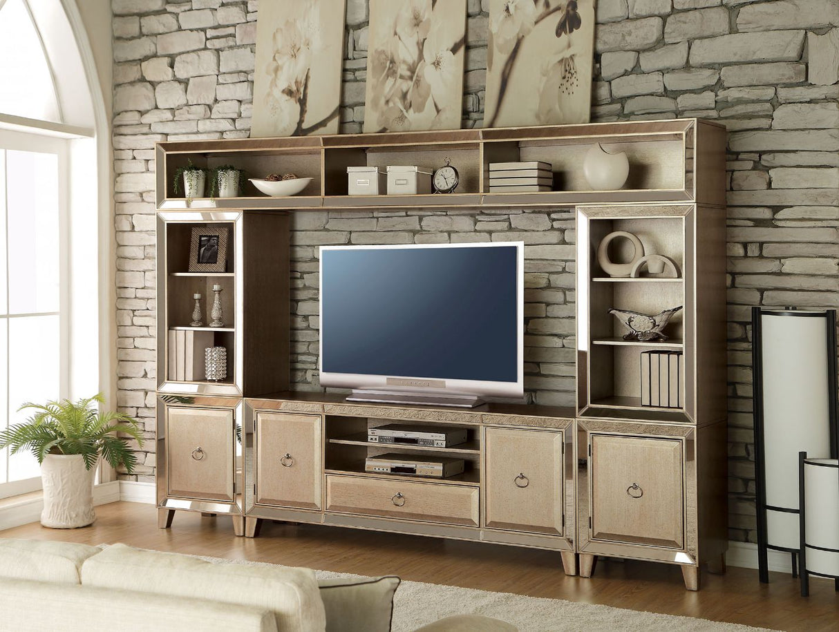 Voeville Antique Gold Entertainment Center