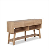 Ariza Rustic Natural Finish Tv Stand