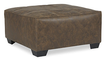 Abalone Chocolate Oversized Accent Ottoman