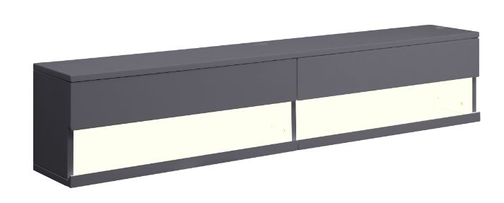 Ximena Led & Gray Finish Tv Stand