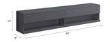 Ximena Led & Gray Finish Tv Stand