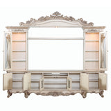 Gorsedd Golden Ivory Finish Entertainment Center