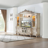 Gorsedd Golden Ivory Finish Entertainment Center