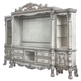 Dresden Vintage Bone White Finish Entertainment Center