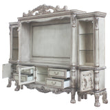 Dresden Vintage Bone White Finish Entertainment Center