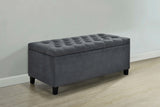 Samir Lift Top Storage Bench Charcoal