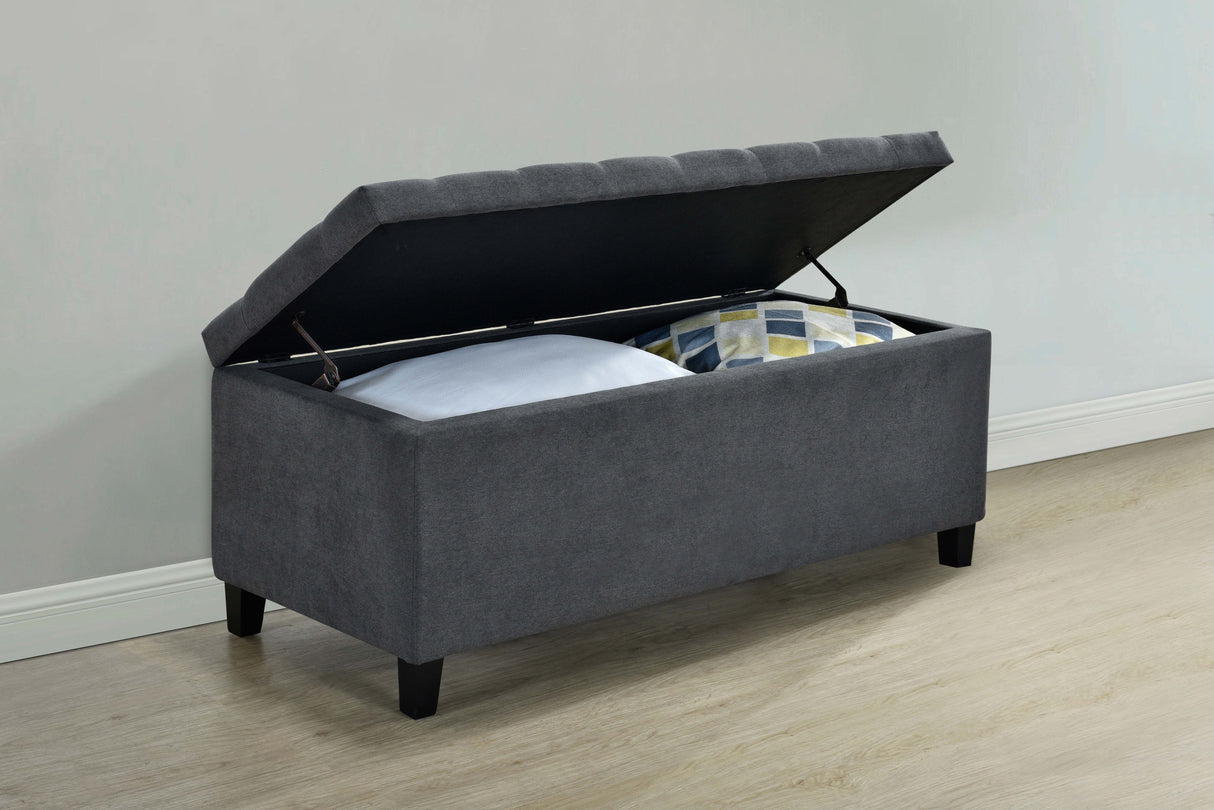 Samir Lift Top Storage Bench Charcoal