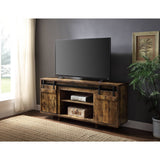 Bellarosa Rustic Oak Finish Tv Stand