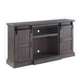 Admon Gray Oak Finish Tv Stand