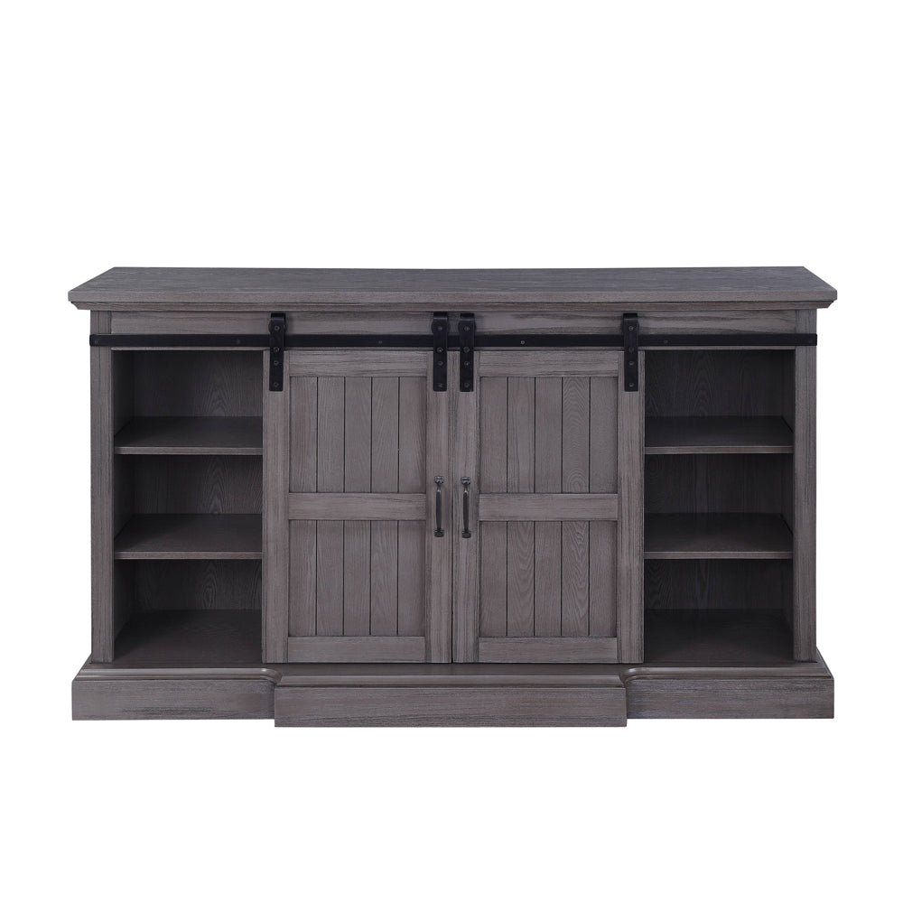 Admon Gray Oak Finish Tv Stand