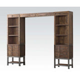 Andria Reclaimed Oak Finish Entertainment Center