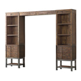 Andria Reclaimed Oak Finish Entertainment Center