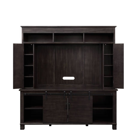 Apison Espresso Finish Entertainment Center