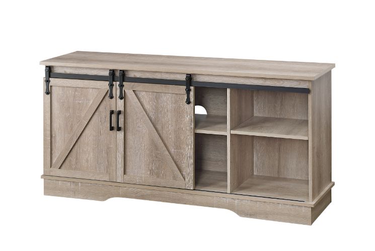 Bennet Oak Finish Tv Stand