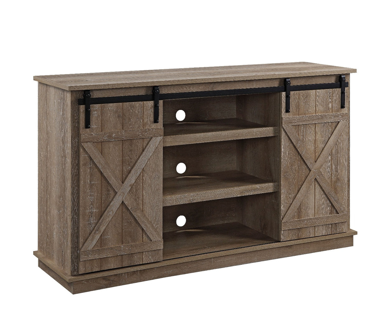 Bellona Oak Finish Tv Stand