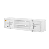 Cargo White Finish Tv Stand