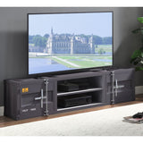 Cargo Gunmetal Finish Tv Stand